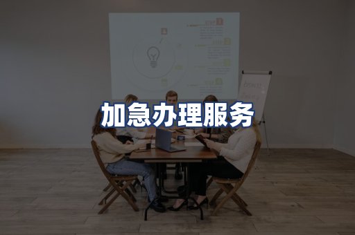 加急办理服务